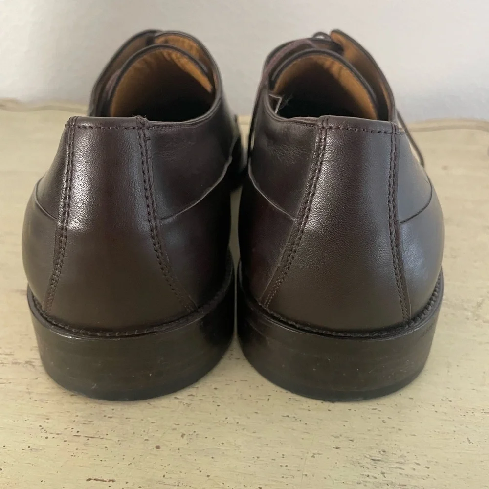 Porsche Design Made in Italy Leather Square Toe‎ Derby in Chocolate Size 11 2 E